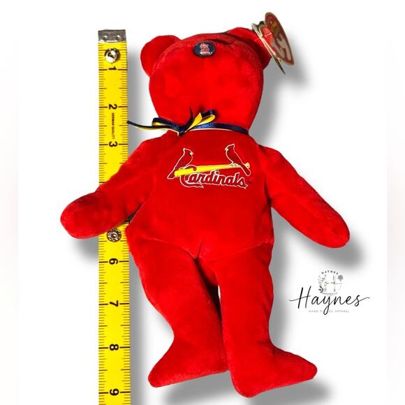 TY | STL St.Louis Cardinals MLB Beanie Baby - Teddy Bear by Ty {93} - Picture 5 of 5